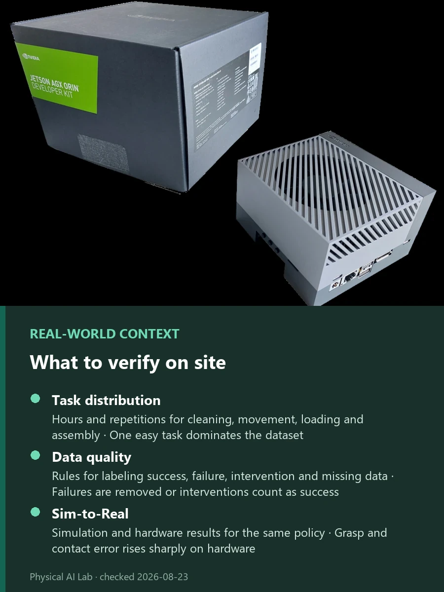 LG–NVIDIA Robotics: Data Factory, Cosmos, Isaac and RFM Explained reference photograph showing an NVIDIA Jetson Orin edge-computing board, used to examine the division of labor among data infrastructure, simulation and training tools