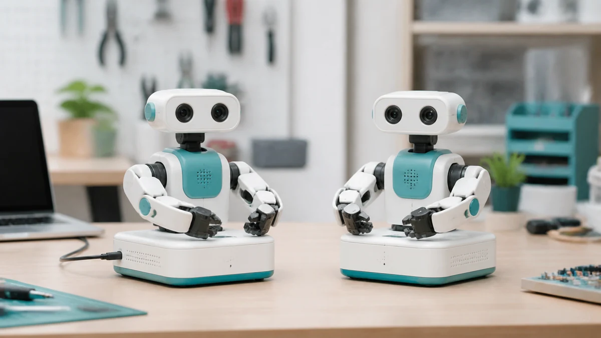 Generic editorial robot concept illustrating Reachy Mini Lite vs Wireless: Current Price, Assembly and Compute Differences