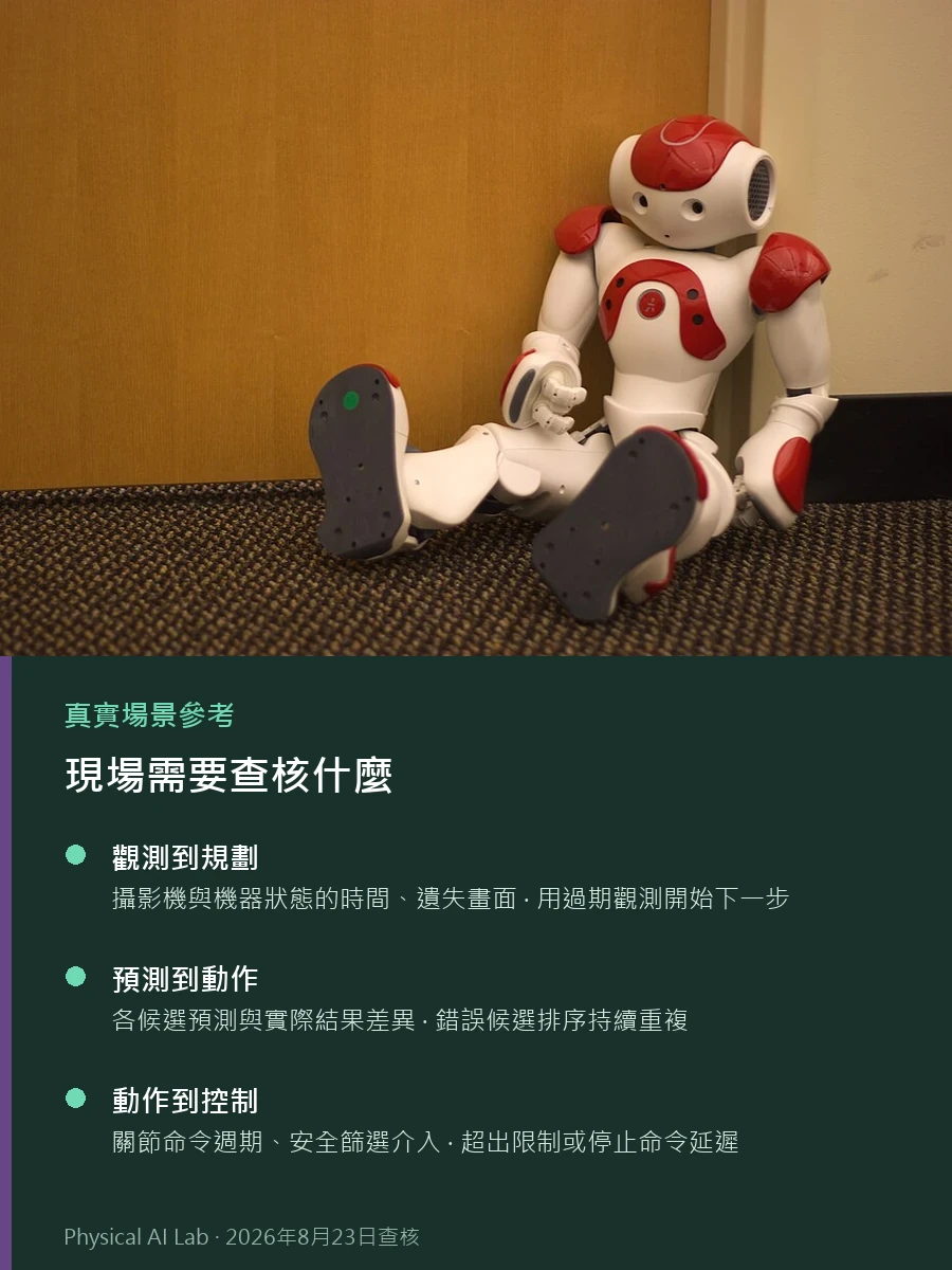 AgiBot GO-2、GE-2、BFM、GCFM 差在哪:操作、世界模型與全身動作的參考實景照片,畫面呈現展示空間中的 NAO 人形機器人