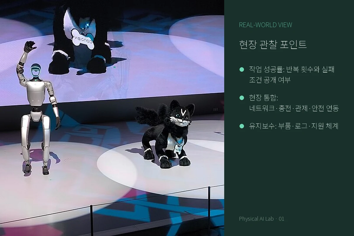 WRC 2026 총정리: 300개 기업·2,000개 전시품에서 볼 것의 현장 맥락을 보여주는 라이선스 확인 로봇 실사진