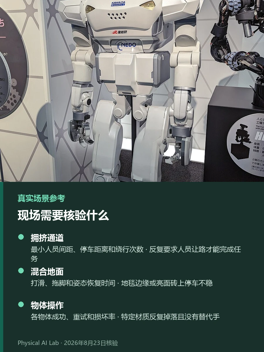 AgiBot A3规格指南：55kg、10小时、灵巧手选项与工作环境实拍参考图，记录筑波科学广场的人形机器人展示并聚焦机身尺寸、续航和灵巧手选项的现场限制